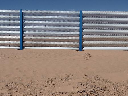 Barreras de protección contra la arena para desierto